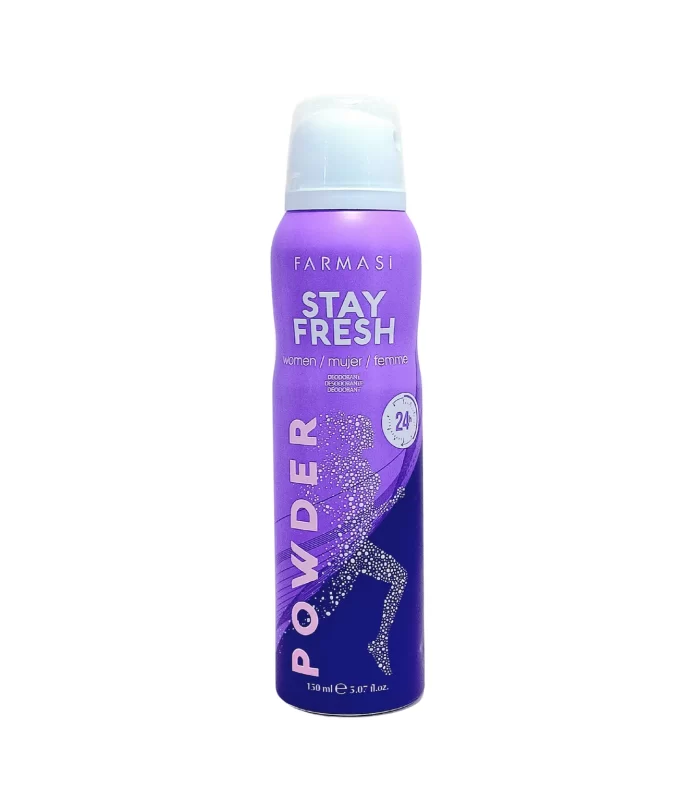 farmasi stay fresh powder antiperspirant pudrali ter onleyici leke yapmayan kadin sprey deodorant 150ml fezatrend 15