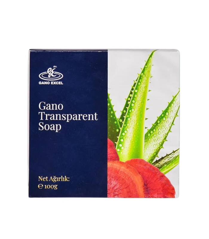 gano excel transparent soap seffaf sabun beyaz ganoderma lucidum aloevera papaya softlina