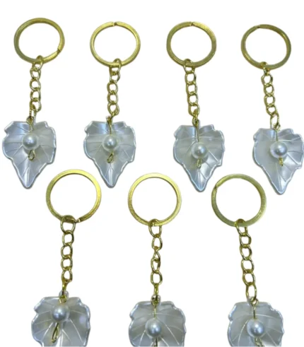 İnci Yaprak Plastik Anahtarlık