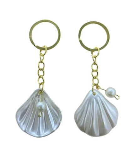 Tane İncili Plastik İstiridye Anahtarlık